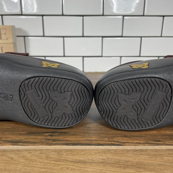 Alegria Kaitlyn Womens Size EU 38 Shoes Gravy Pull Up Leather Mary Jane Clogs - Picture 8 of 16